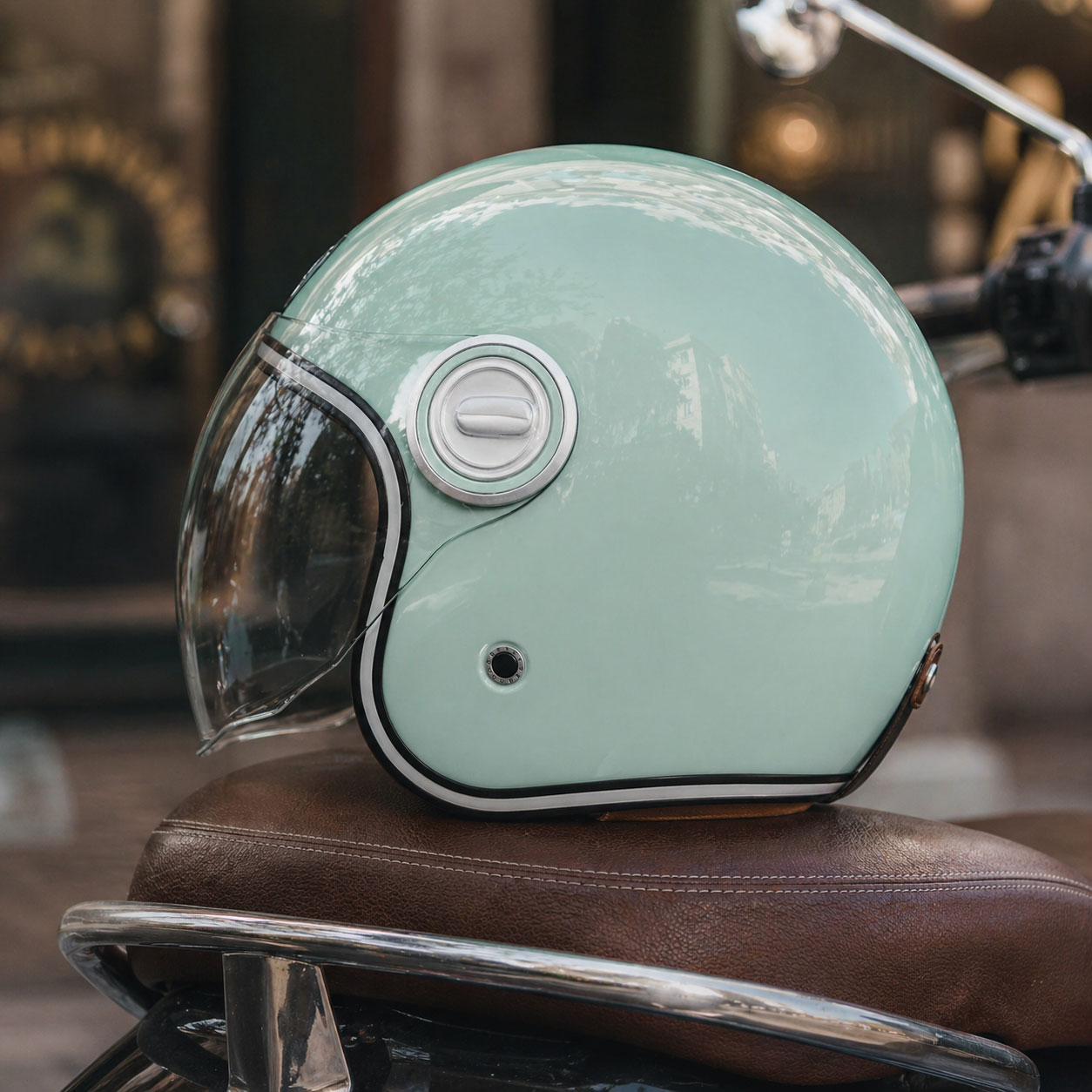 motorkarska helma nox premium heritage