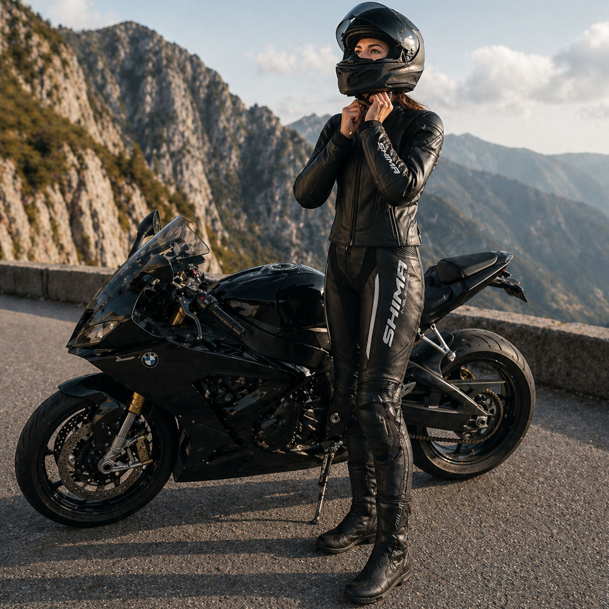 moto kalhoty shima miura