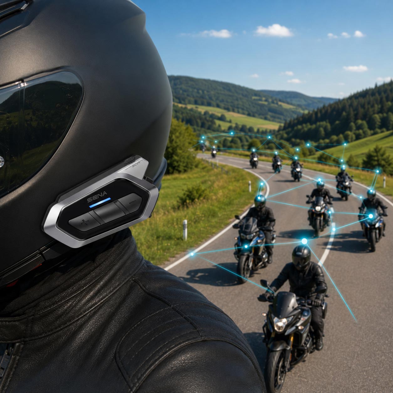 Handsfree na moto SENA