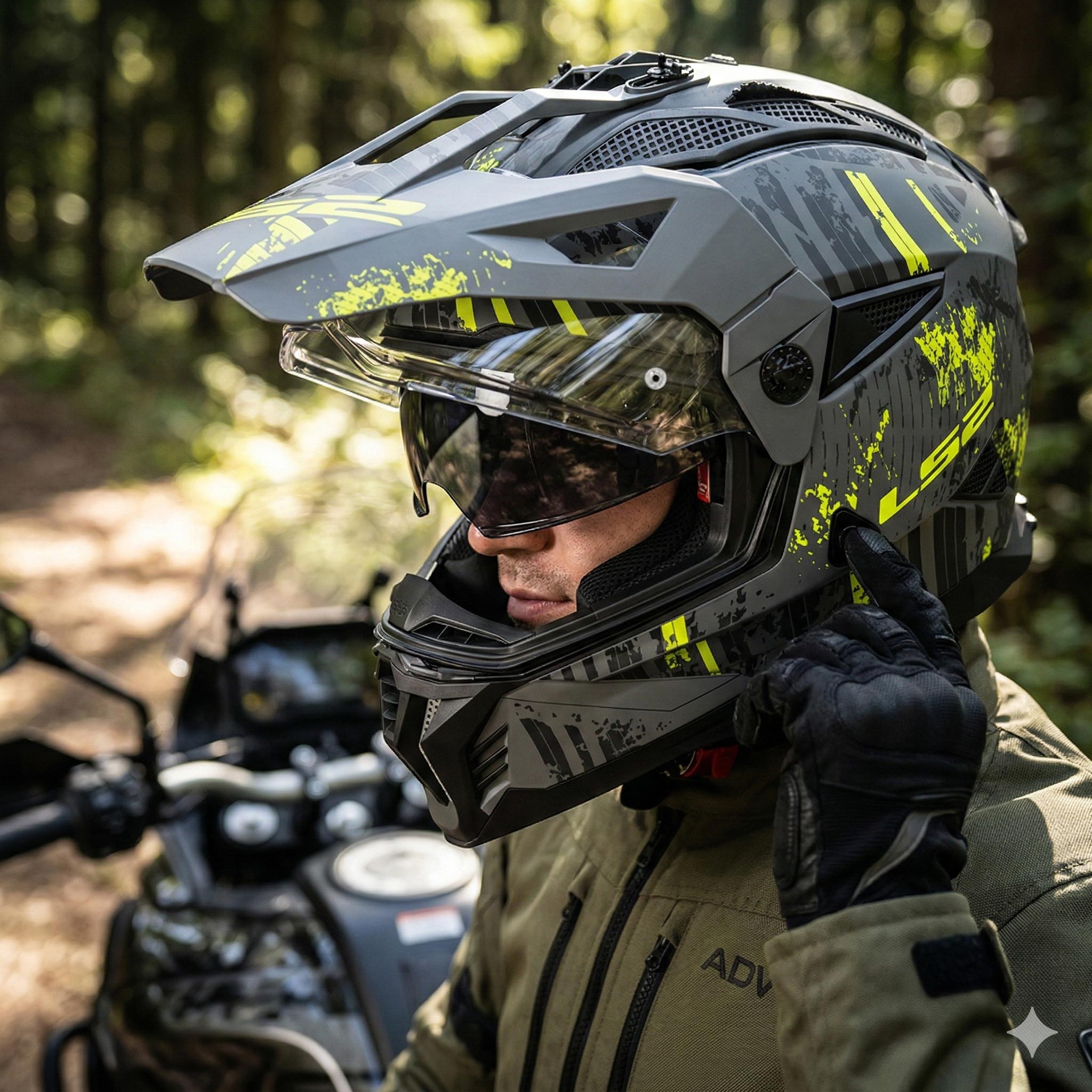 Motorkářská helma LS2