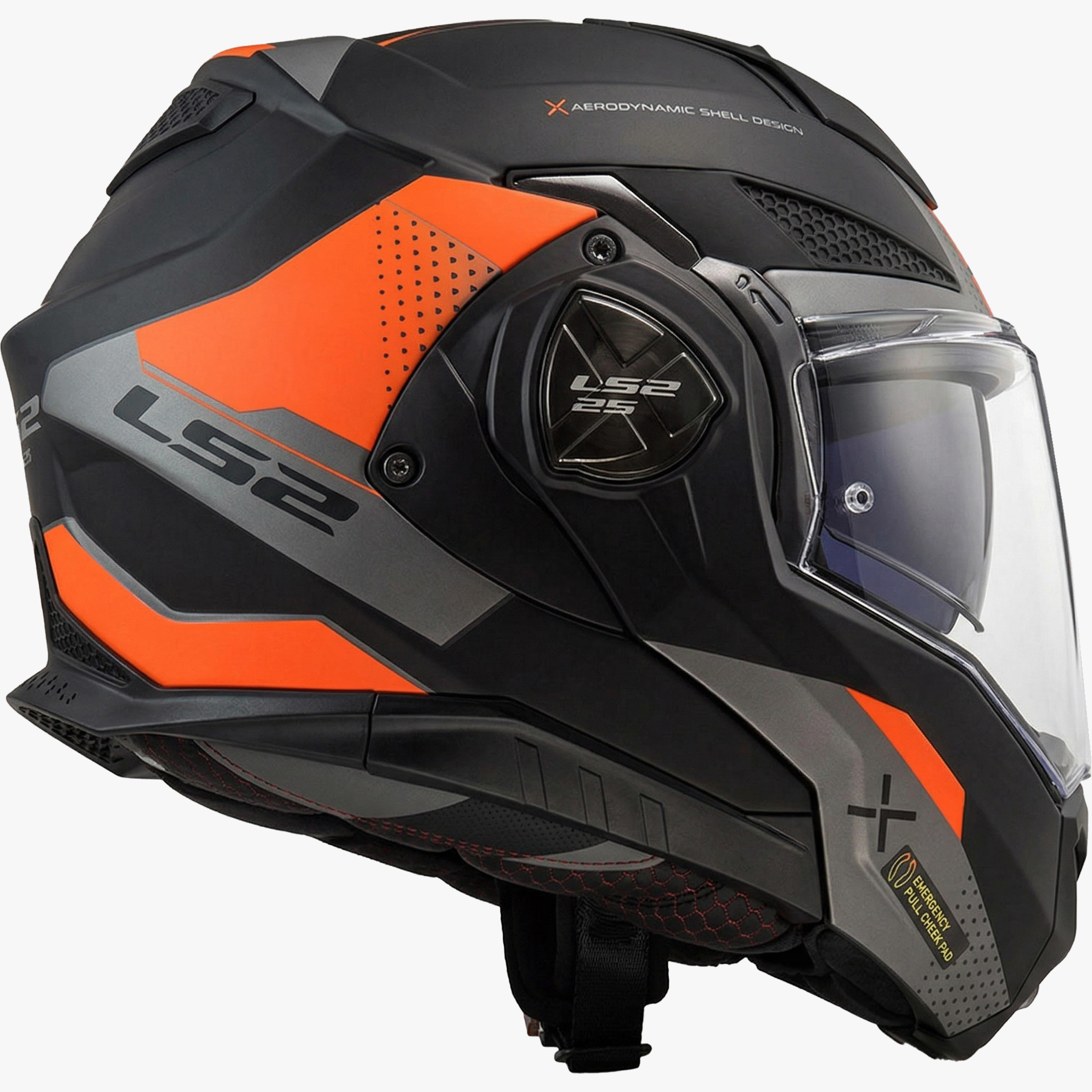 Reflexní prvky helmy na motorku LS