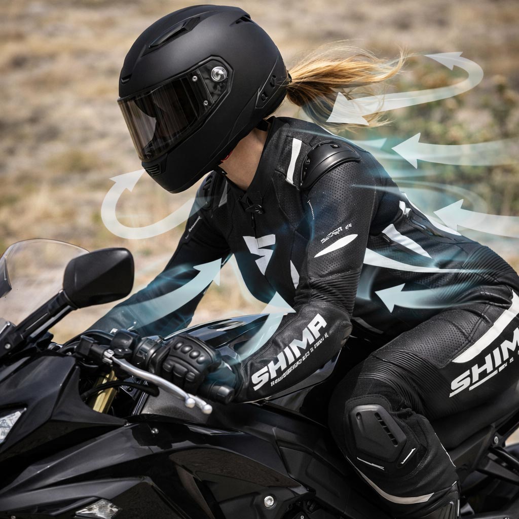 Dámská moto kombinéza Shima