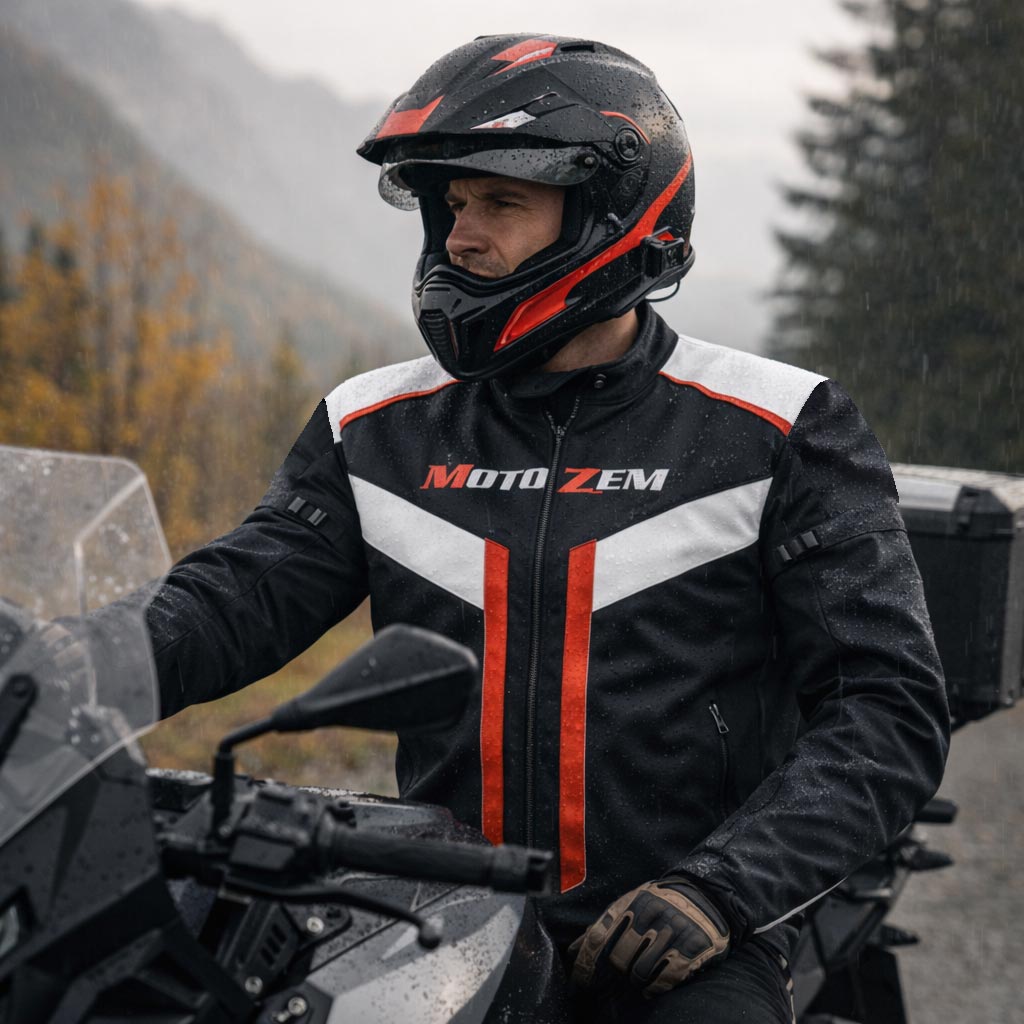 Materiál bundy na motorku MotoZem