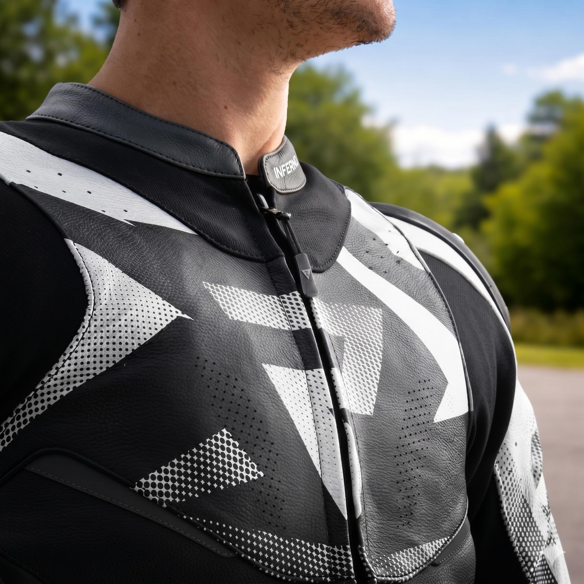 Kožená bunda pro motorkáře Rebelhorn