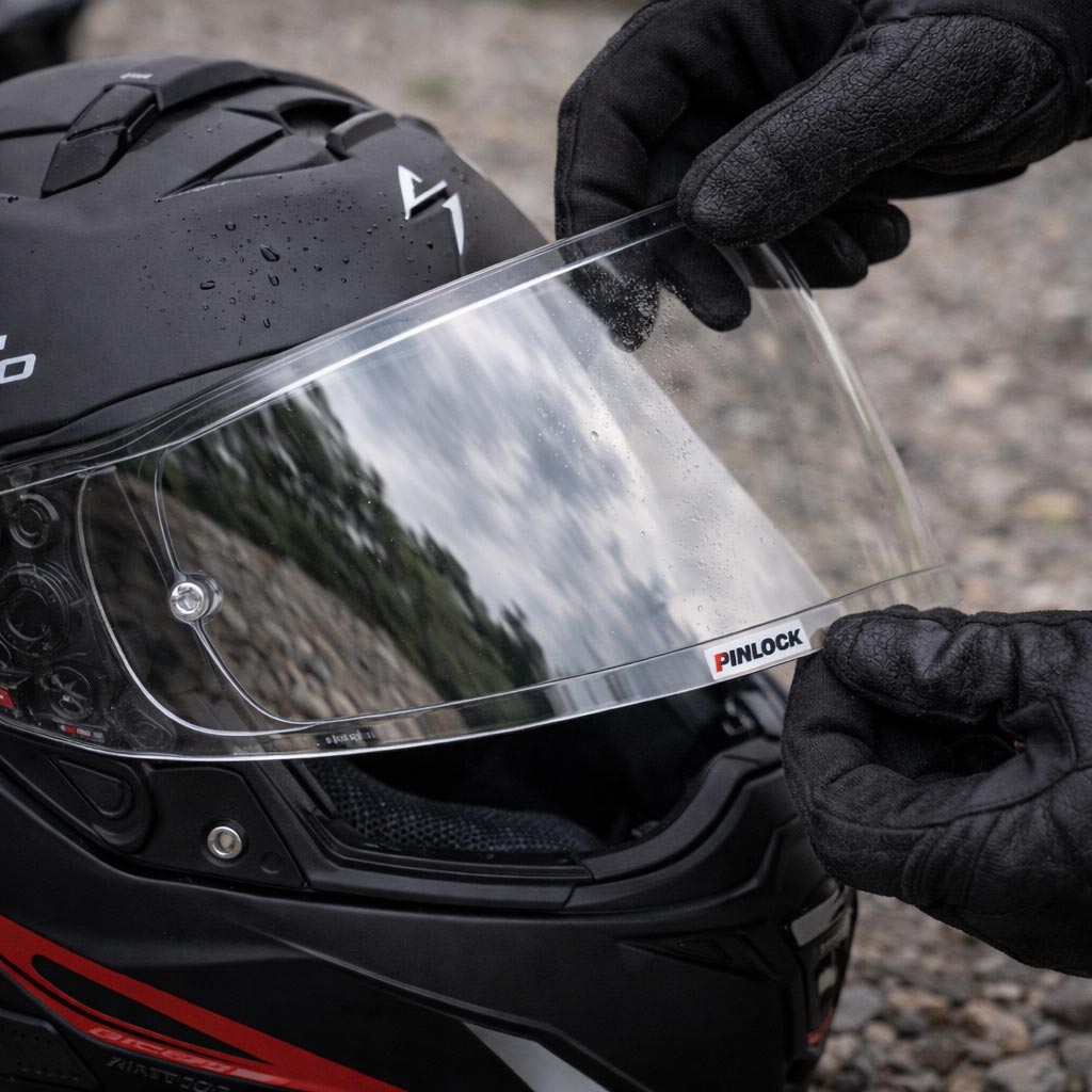 Plexi na přilby na motorku Scorpion