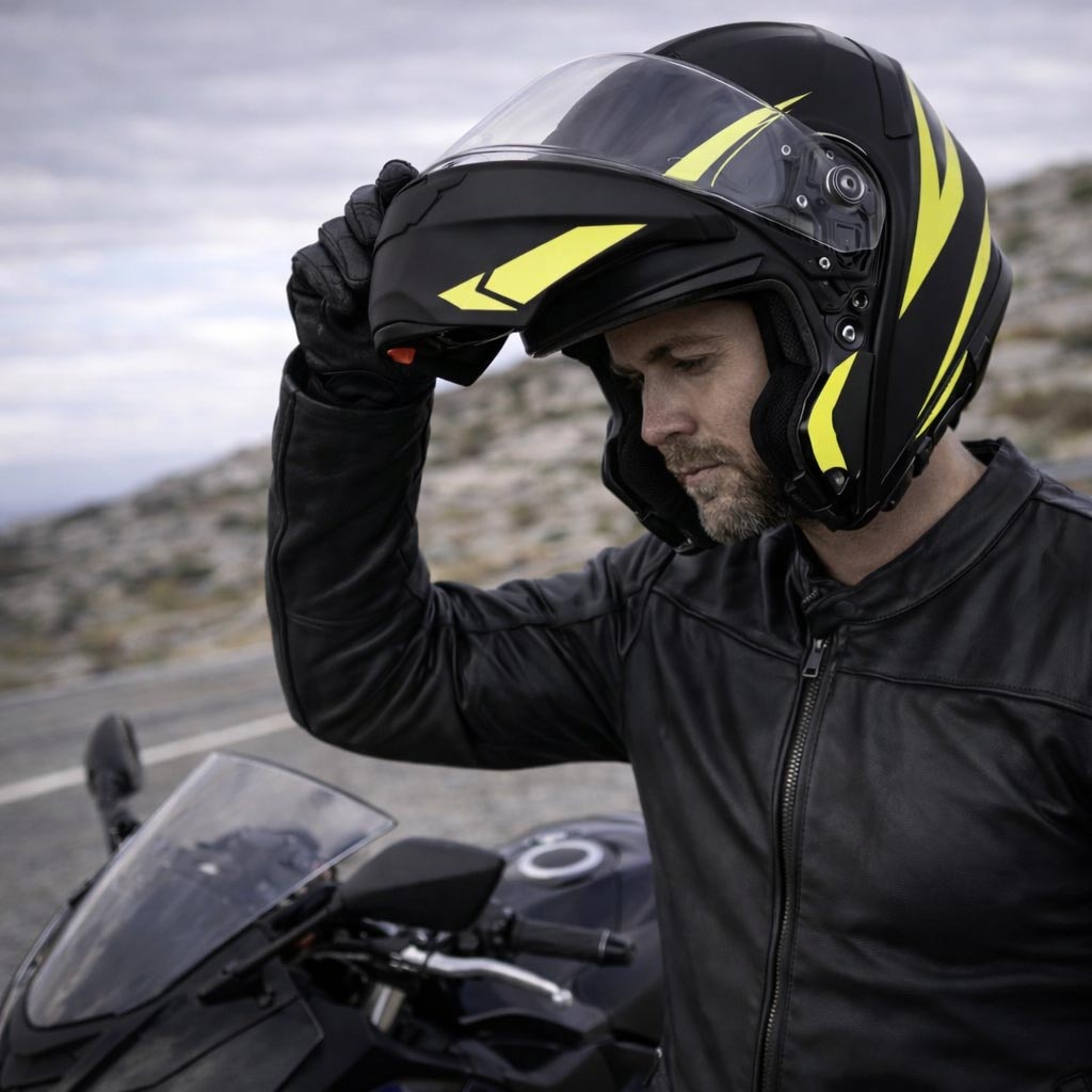 Helma na moto Street Racer