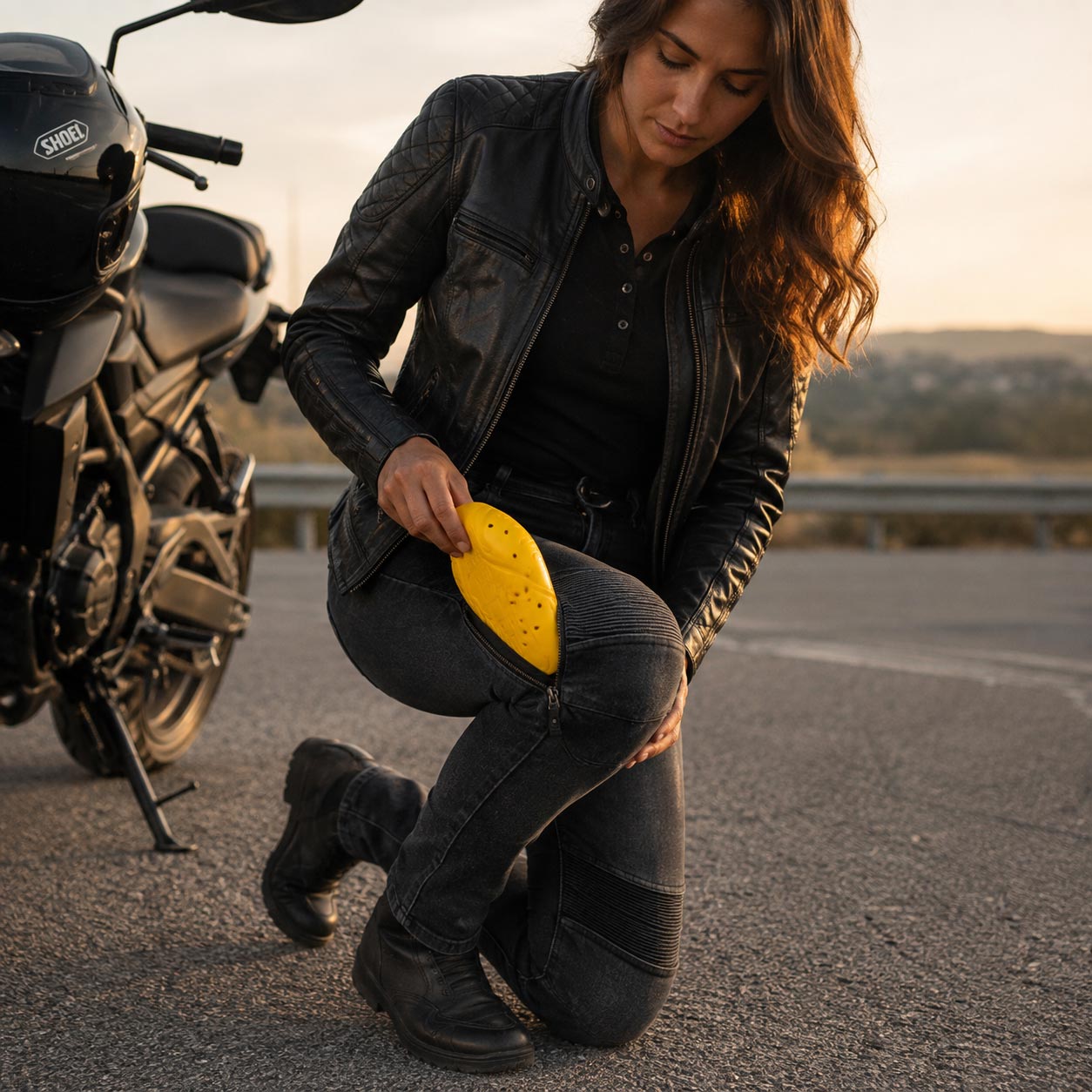 Dámské jeansy na moto Street Racer