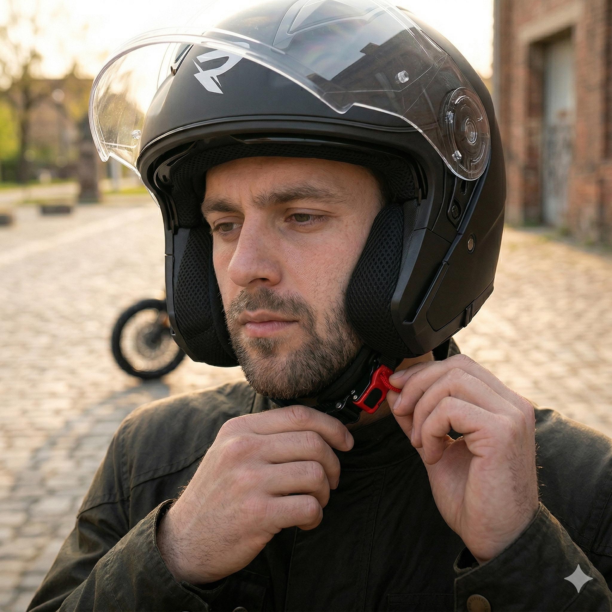 Otevřená helma na moto Street Racer