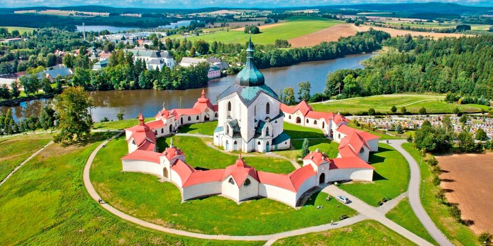 Zelená hora – Poutní kostel sv. Jana Nepomuckého