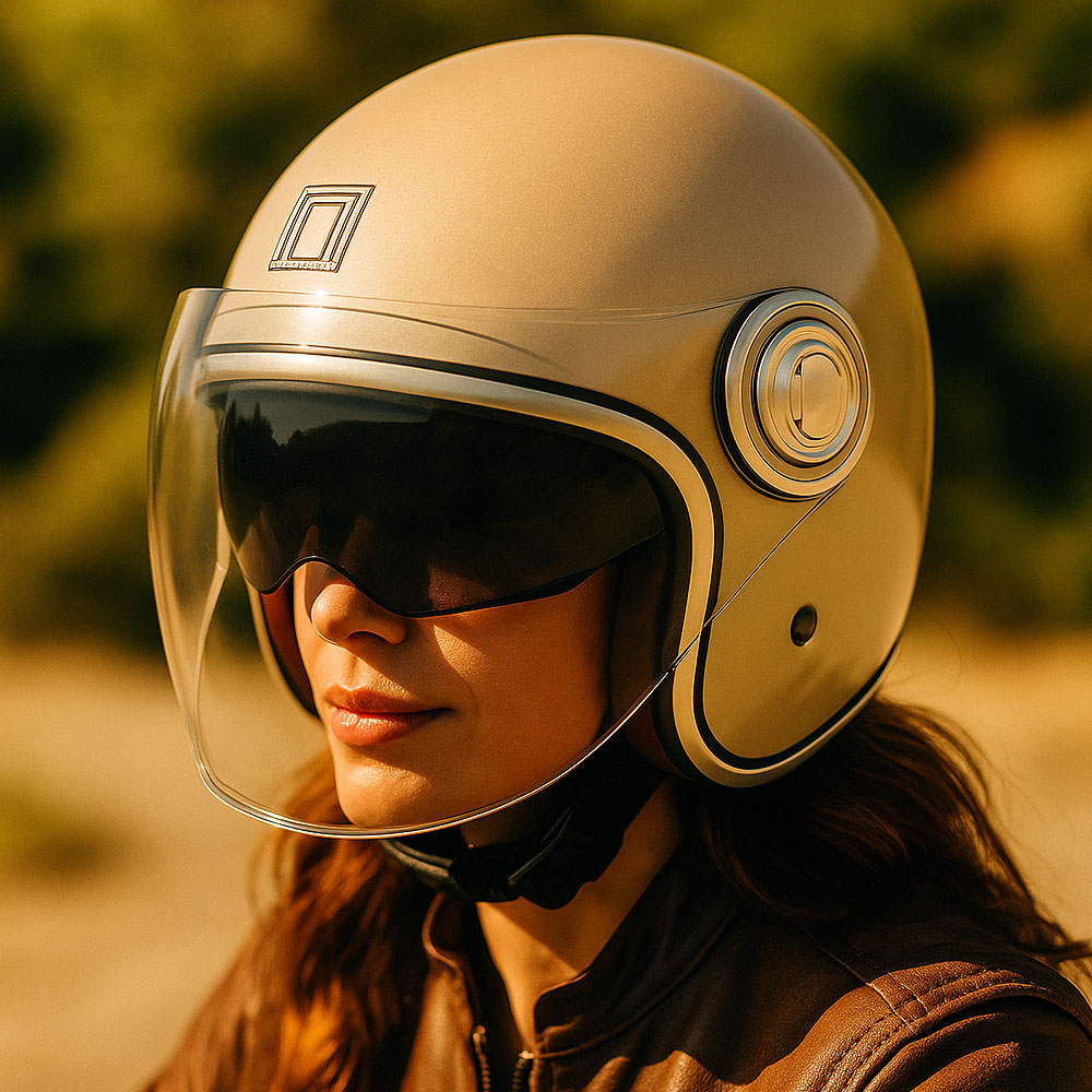 Sluneční clona helmy na motorku NOX