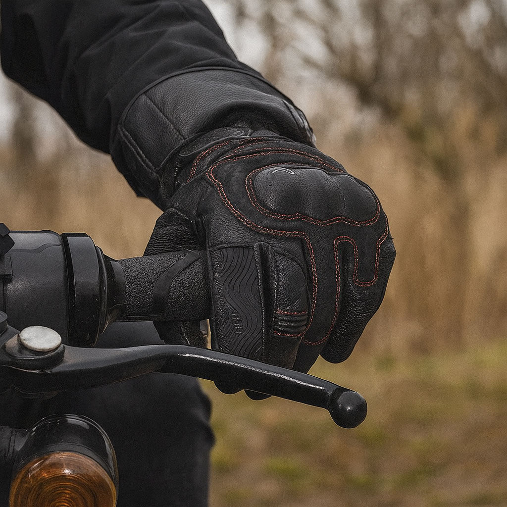 Motorkářské rukavice Shima