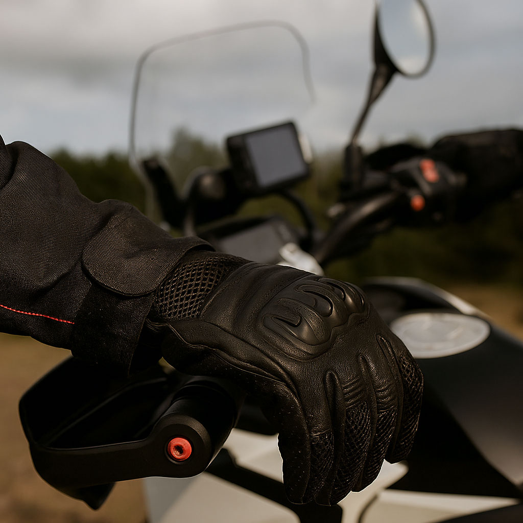 Motorkářské rukavice Ozone