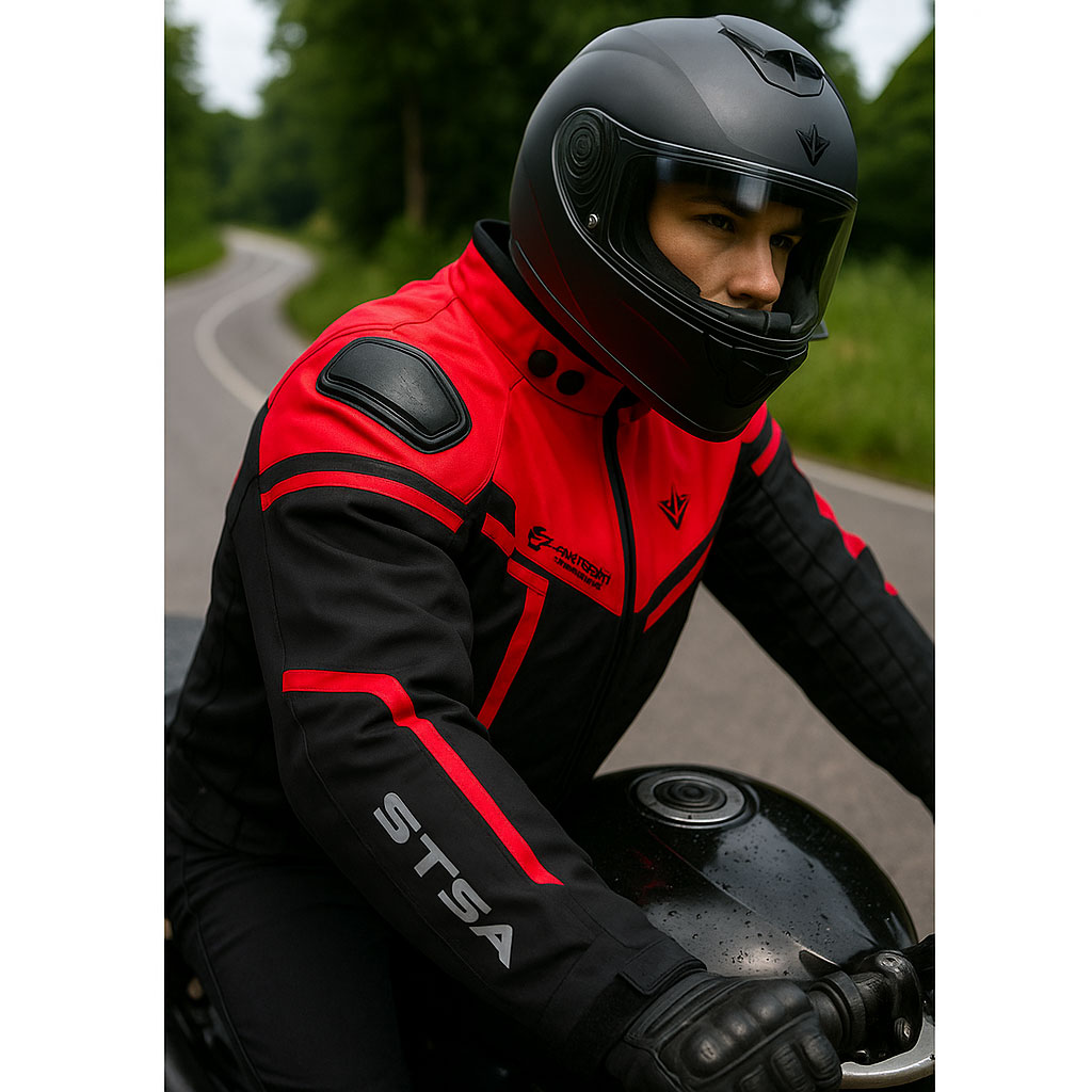 Slidery na ramenou bundy na motocykl RSA