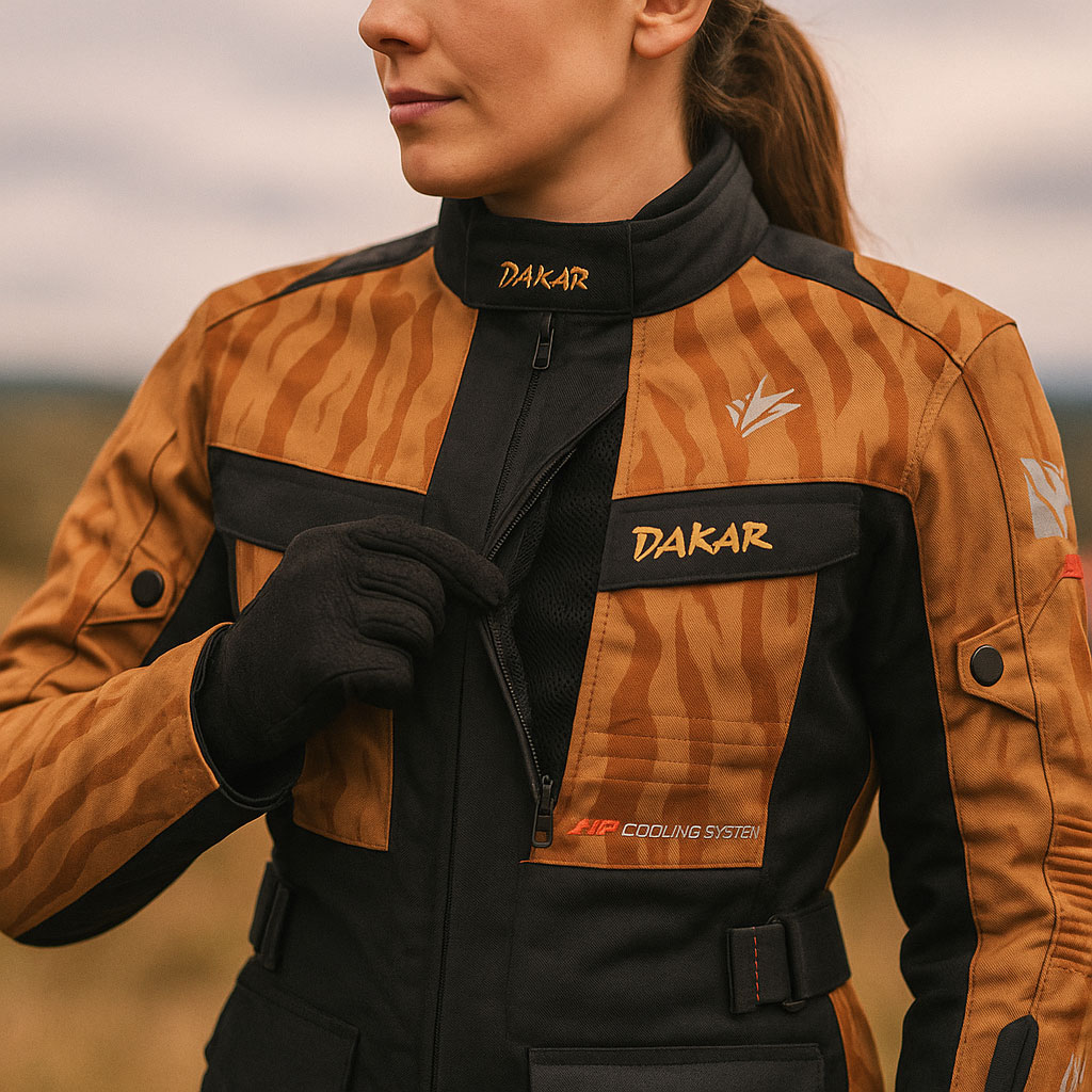 Ventilace dámské bunda na motorku RSA