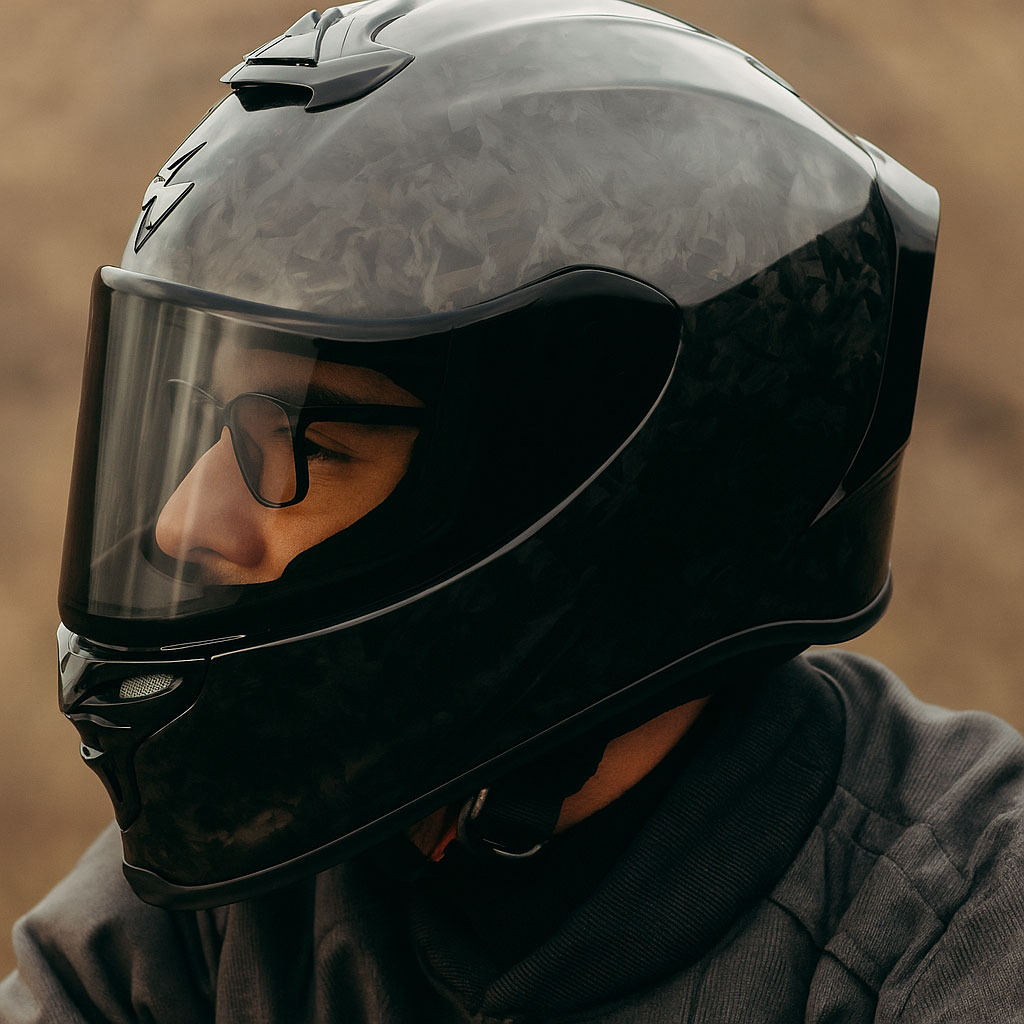 Helma na motorku Scorpion