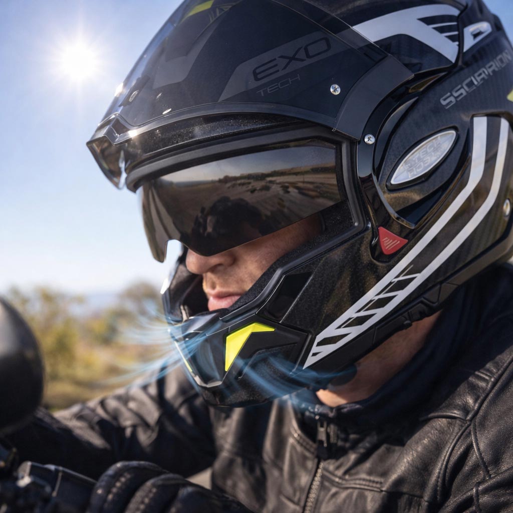 Helma na moto Scorpion