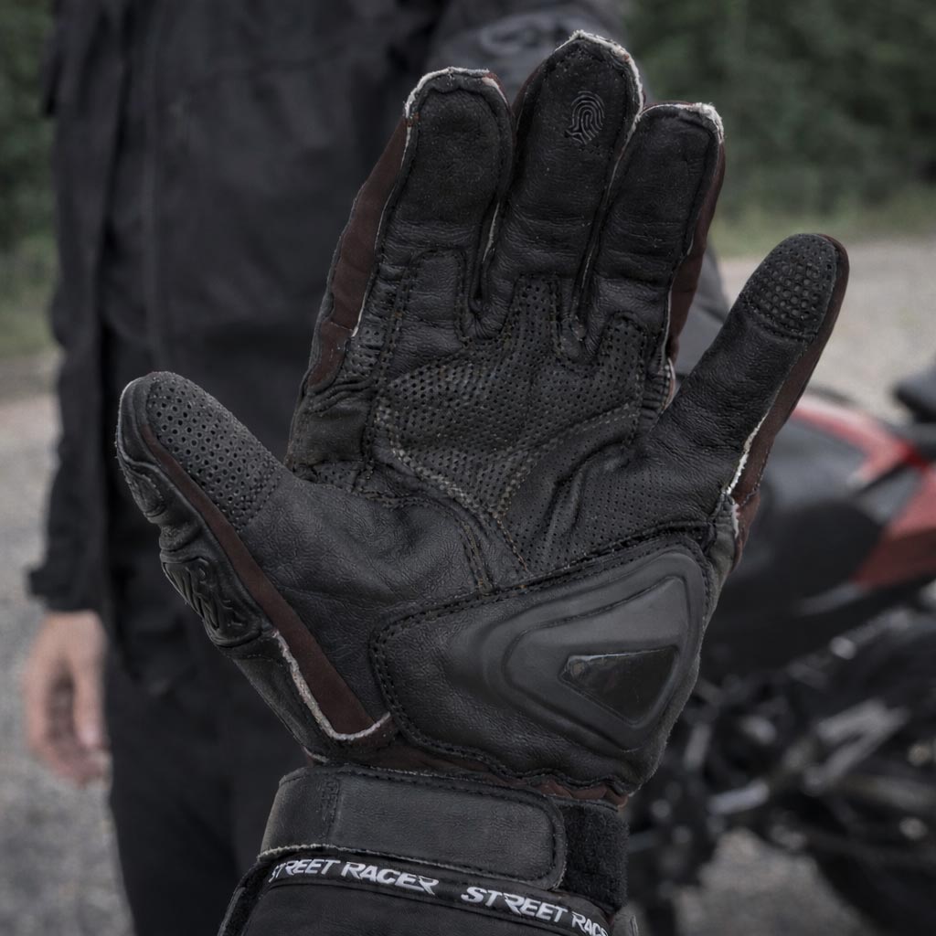 Motocyklové rukavice Street Racer