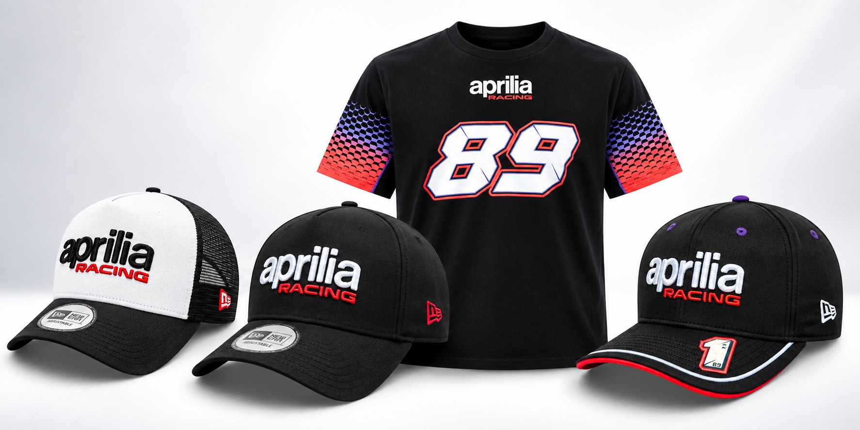 Tričko a kšiltovky Aprilia Racing