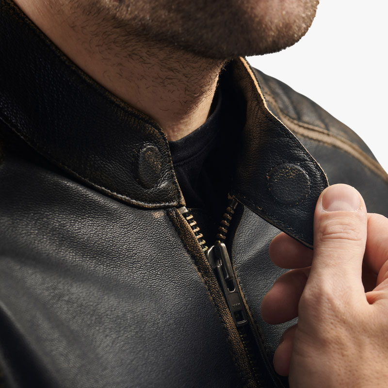 Límec s magnetickým zapínáním bundy na motocykl Rebelhorn