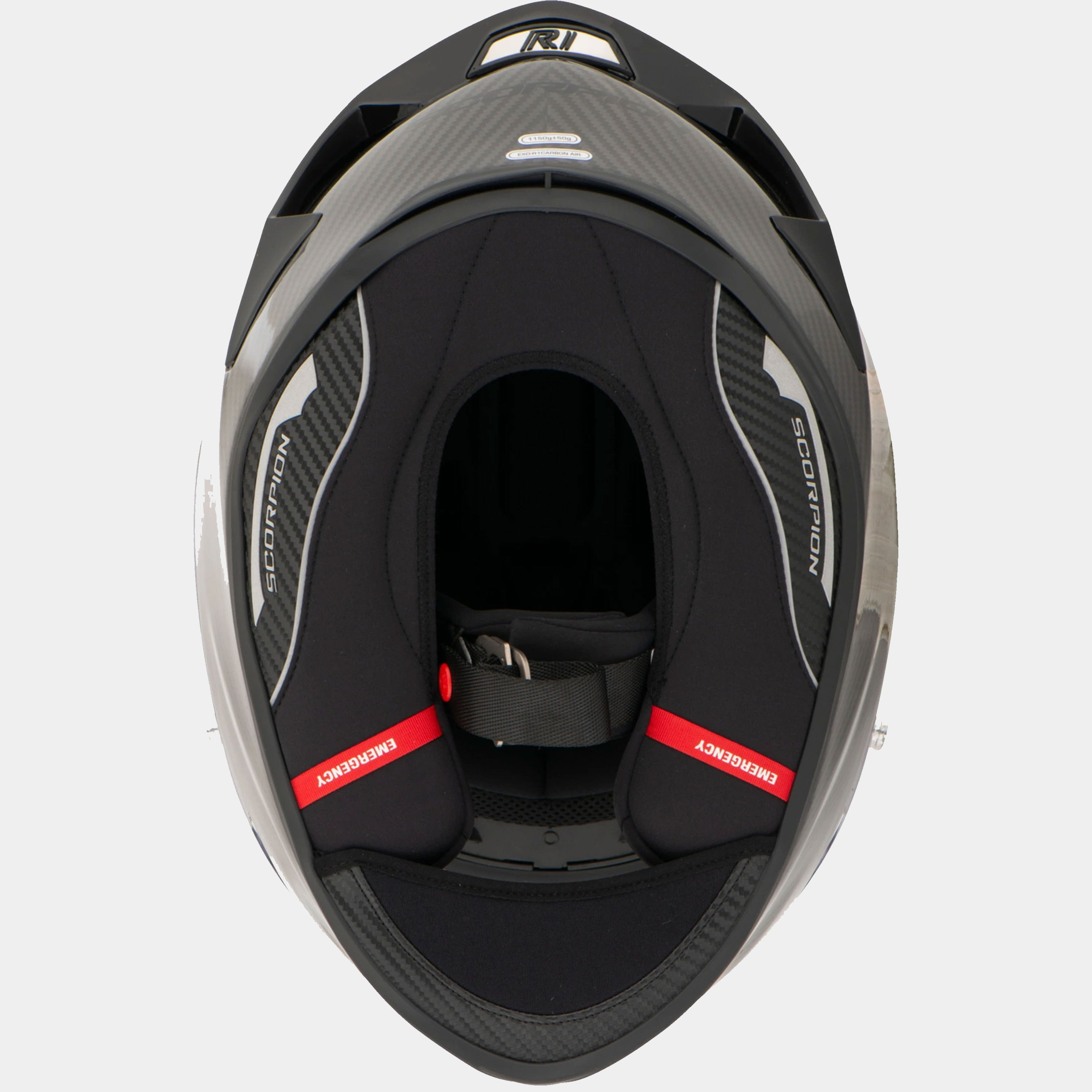 Lícnice helmy na moto Scorpion