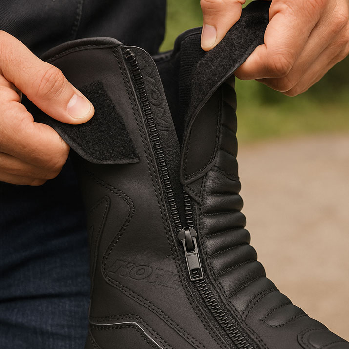 Praktické zapínání pro pohodlí a jistotu