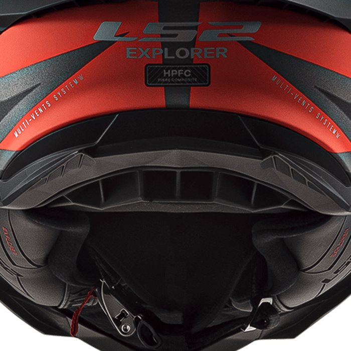 zadní část helmy LS2