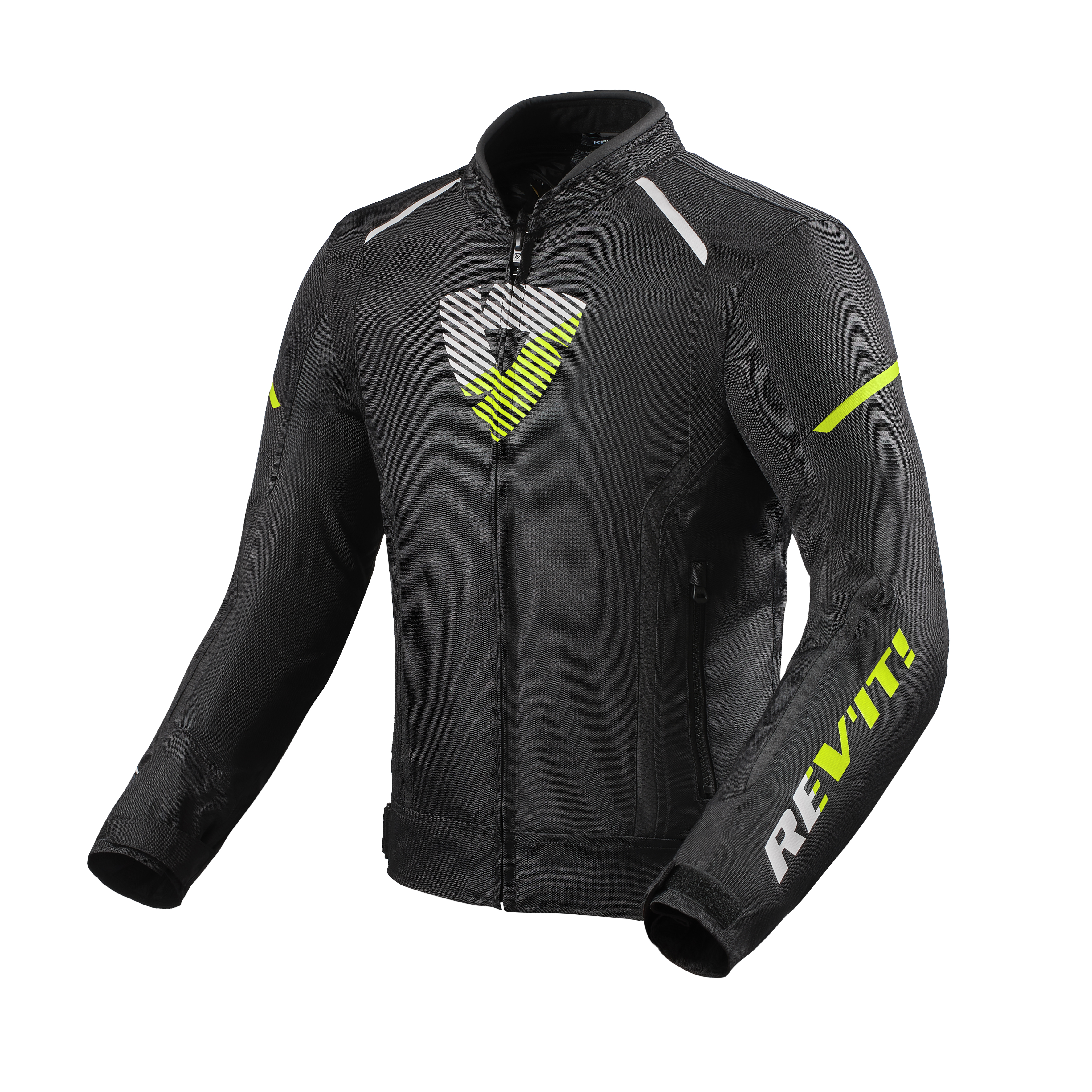Bunda na motocykel Revit Sprint H2O čierno-fluo žltá